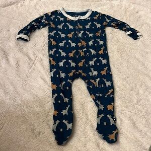 EUC Kickee Pants Footie Size 0-3 mo